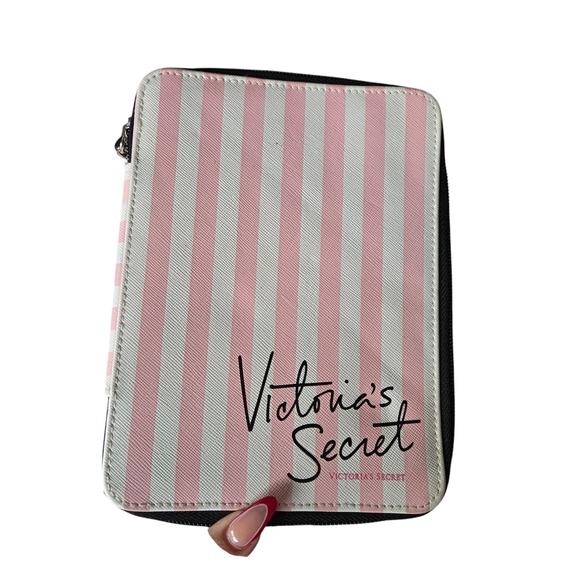 Victoria's Secret Pink Striped Women's Travel Box Bag - Picture 1 of 4